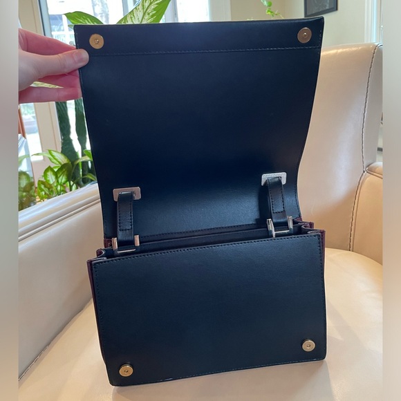 & Other Stories 100% Leather Duo-Tone Bag - Picture 8 of 14